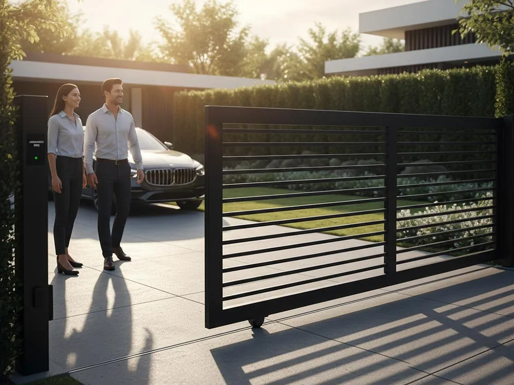 Automatic gate and garage shutter